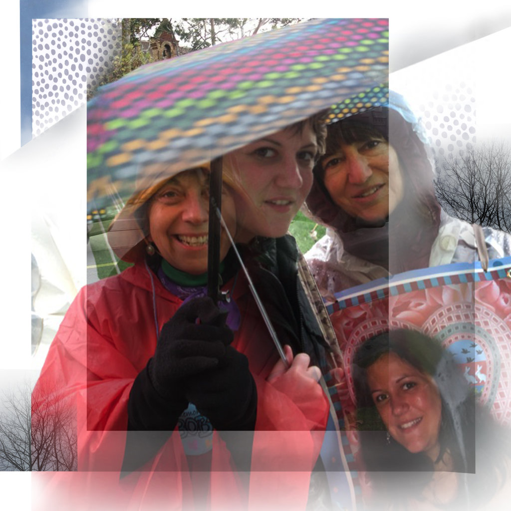 Robin Botie of Ithaca, New York, photoshops rainy day walkathon of the Cancer Resource Center of the Finger Lakes.